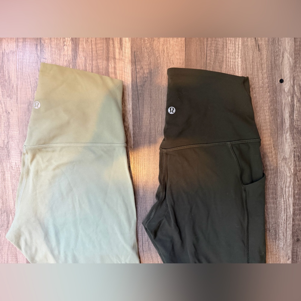 Lululemon Align Mint Forest Green Leggings Sz Womens 6 - Picture 2 of 9